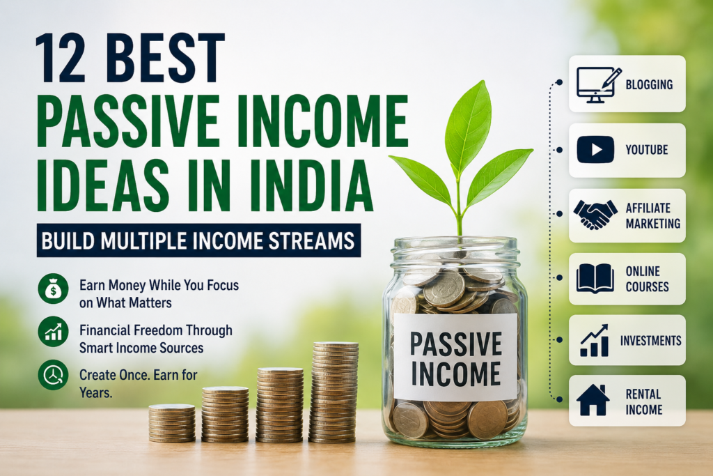 12 best passive income ideas in India for building multiple income streams