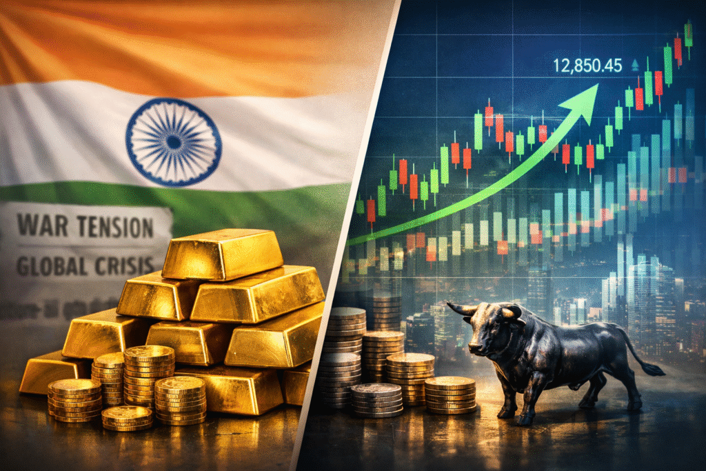 Gold and equity allocation strategy for Indian investors during uncertain global conditions