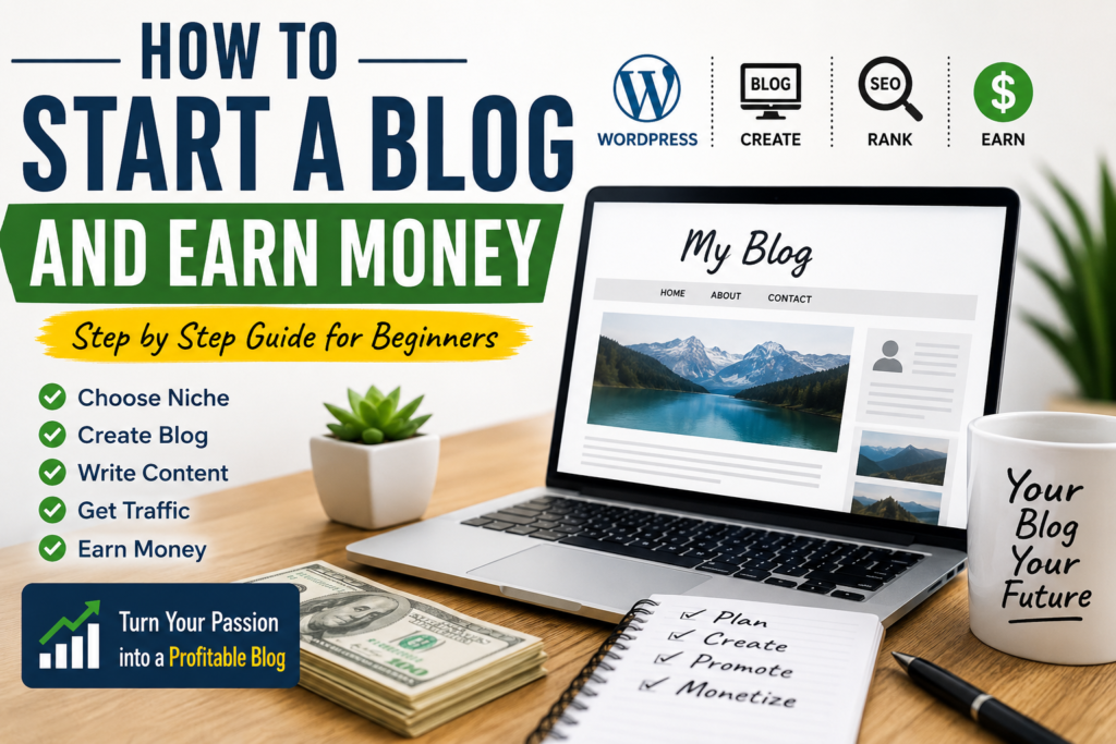How to start a blog and earn money